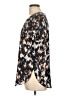 Olivaceous 100% Polyester Animal Print Brown Short Sleeve Blouse Size L - photo 5