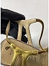 Prada 100% Leather Color Block Yellow Gold Vintage Heels Size EU 35 - photo 7