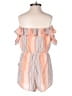 Honey Punch Stripes Orange Romper Size S - photo 2
