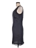 Finity Studio 100% Polyester Solid Gray Casual Dress Size 8 - photo 5
