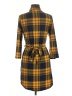 Justify Plaid Yellow Casual Dress Size M - photo 2