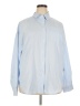 Unbranded Solid Blue Long Sleeve Button-Down Shirt Size XXL - photo 1