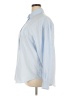 Unbranded Solid Blue Long Sleeve Button-Down Shirt Size XXL - photo 5