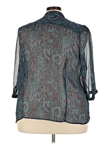 Cj Banks 3/4 Sleeve Blouse (view 2)