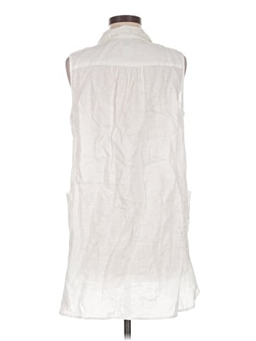 Sigrid Olsen Sleeveless Button-Down Shirt (view 2)