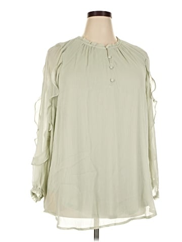LC Lauren Conrad Long Sleeve Blouse (view 1)