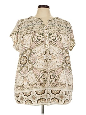 Croft & Barrow Short Sleeve Blouse (view 1)