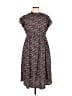 BLOOMCHIC 100% Polyester Print Blue Casual Dress Size 14 - photo 1