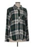 Rails 100% Rayon Plaid Green Long Sleeve Button-Down Shirt Size L - photo 1