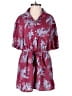 Kimchi Blue 100% Polyester Tropical Burgundy Romper Size S - photo 1