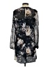 BCBGeneration 100% Polyester Print Black Casual Dress Size S - photo 2
