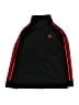 Adidas 100% Polyester Black Track Jacket Size 7 - photo 1
