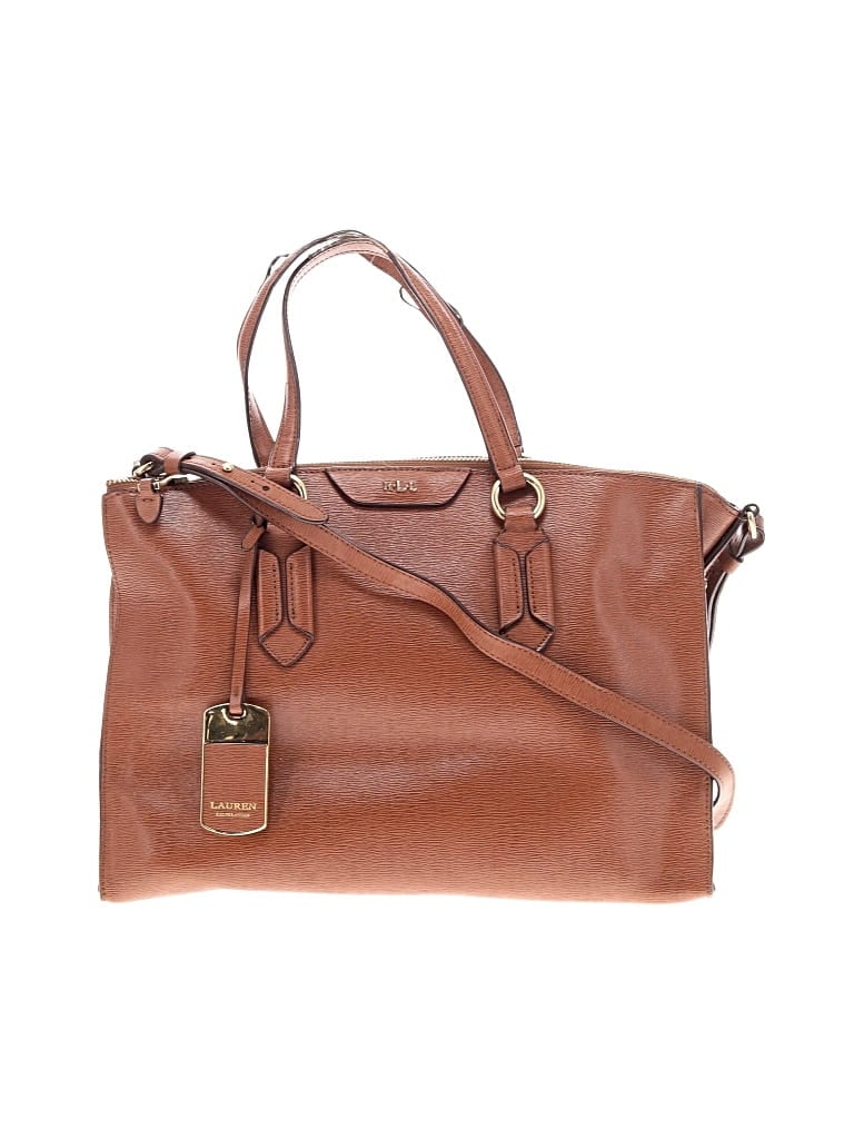 Pre-owned Polo Ralph Lauren Satchel In Brown
