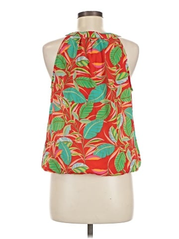 Rose + Olive Sleeveless Blouse (view 2)