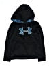 Under Armour 100% Polyester Black Zip Up Hoodie Size S (youth) - photo 1