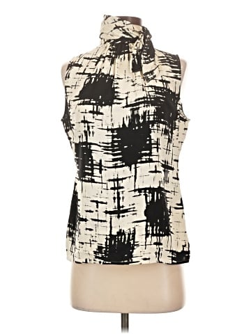 St. John Sleeveless Silk Top (view 1)
