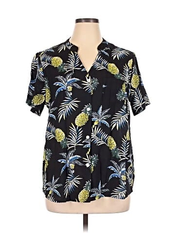 Ekouaer Short Sleeve Button-Down Shirt (view 1)