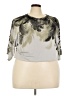 Fylo Silver Short Sleeve Top Size XXL - photo 1