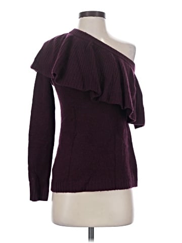 Aqua Cashmere Pullover Sweater (view 1)