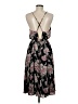 Leith 100% Polyester Floral Black Cocktail Dress Size M - photo 2