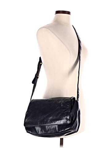 Donna Karan New York Leather Messenger (view 2)