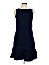 J.Crew 100% Polyester Solid Blue Casual Dress Size 2 (tall) - photo 1