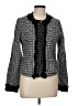 Anne Carson 100% Polyester Tweed Gray Jacket Size L - photo 1