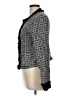 Anne Carson 100% Polyester Tweed Gray Jacket Size L - photo 5