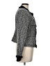 Anne Carson 100% Polyester Tweed Gray Jacket Size L - photo 4