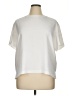 Open Edit 100% Polyester Ivory Short Sleeve Blouse Size XL - photo 1
