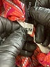 Onzie Print Red Leggings Size Sm - Med - photo 8