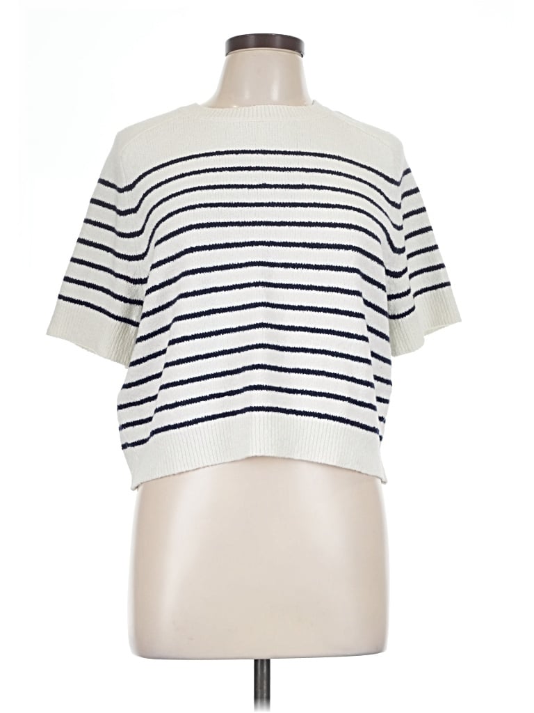 Pre-owned Universal Thread Pullover Sweater In White