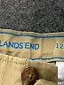 Lands' End 100% Cotton Solid Yellow Khakis Size 12 - photo 3