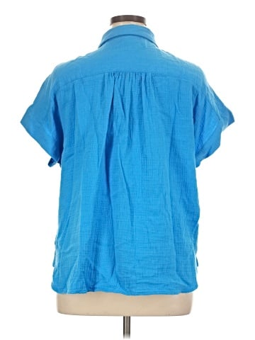 Caslon Short Sleeve Blouse (view 2)