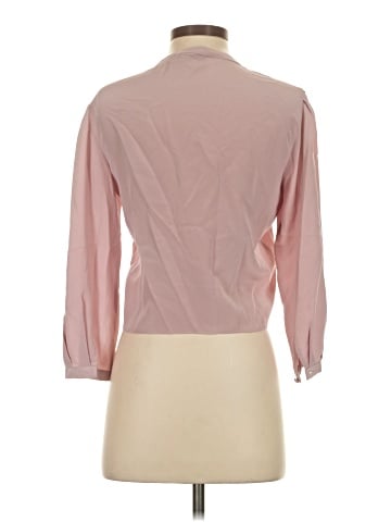 Intermix 3/4 Sleeve Silk Top (view 2)