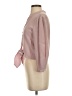 Intermix 100% Silk Pink 3/4 Sleeve Silk Top Size P (petite) - photo 5