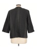 Eileen Fisher 100% Cotton Checkered-gingham Polka Dots White Gray Blazer Size L - photo 2