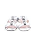 J.Crew 100% Leather Silver Sandals Size 7 - photo 2