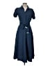 DKNY 100% Polyester Blue Casual Dress Size 10 - photo 1
