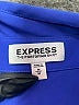 Express 100% Polyester Blue Long Sleeve Blouse Size M - photo 7