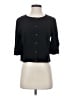 Assorted Brands Black 3/4 Sleeve Button-Down Shirt Size XS - photo 1