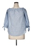 Moa Moa Blue 3/4 Sleeve Blouse Size XL - photo 1
