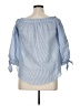 Moa Moa Blue 3/4 Sleeve Blouse Size XL - photo 2