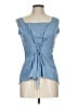 Shein Blue Sleeveless Blouse Size L - photo 1