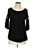 Umgee 100% Rayon Black 3/4 Sleeve Blouse Size L - photo 1