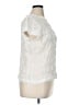 Sundance White Short Sleeve Blouse Size XL - photo 4