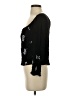 Sun & Shadow Black 3/4 Sleeve Blouse Size S - photo 5