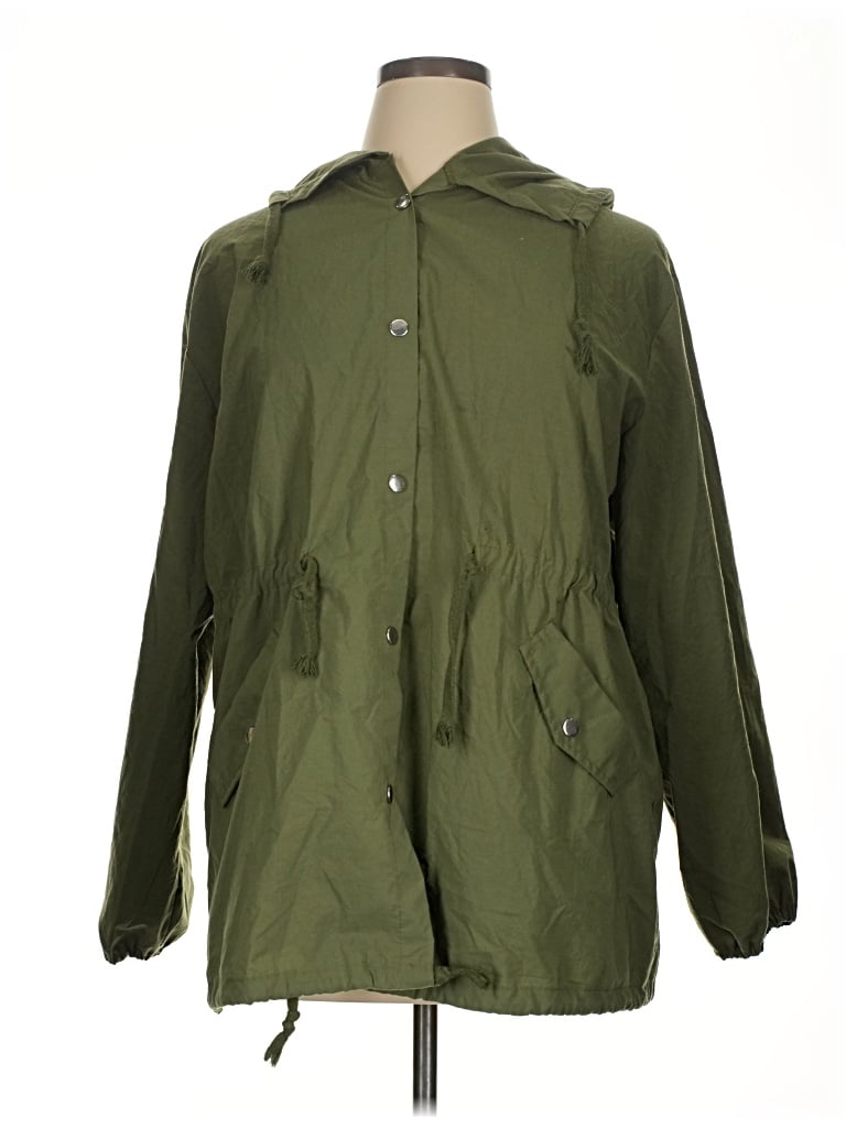 Pre-owned Assorted Brands Raincoat In Green
