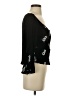 Sun & Shadow Black 3/4 Sleeve Blouse Size S - photo 4