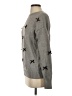 Edikted 100% Acrylic Stars Gray Pullover Sweater Size S - photo 5